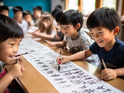 三年级学子书法暑假生活掠影