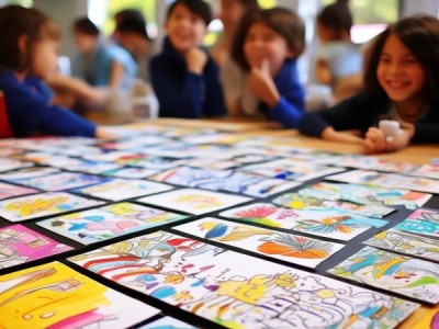 童真绽放，一年级下册校园硬笔书画作品集