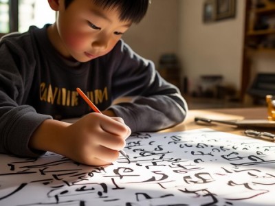 书法艺术中的安全启示，四年级书法作品里的安全教育新视角