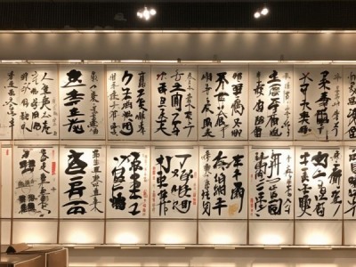 七排八行书法艺术盛宴，视觉与文化之美尽收眼底