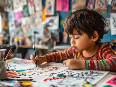 童绘艺梦，小学生硬笔书画，探索艺术之美
