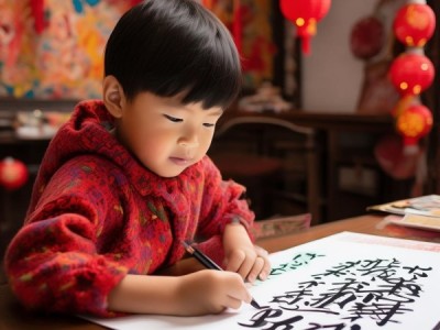 童笔生花迎新春，一年级硬笔书法风采展