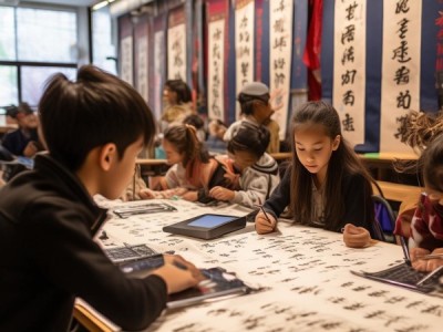 四大名著与书法艺术，初中教育中的传统文化与现代碰撞