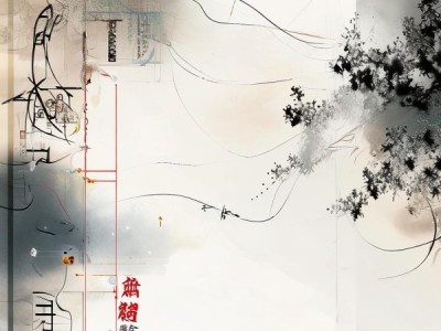 古典水墨与现代创意融合PPT模板，风动态卷轴