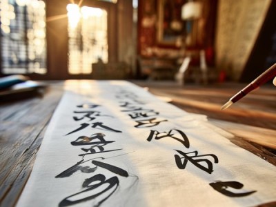 二年级学子笔锋舞动，竖行书法作品盛宴