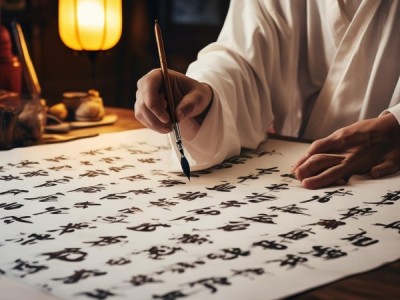 四字书法之美，挥洒墨香，热爱传承