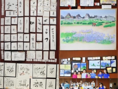 八年级学生硬笔书画风采展