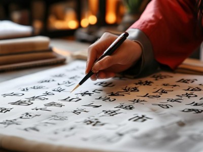 墨舞韵流，软笔行书五字书法艺术鉴赏