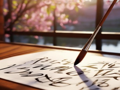 四字书法日常生活之美