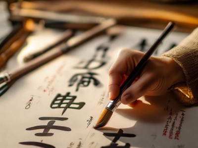 四字书法创作，挥洒生活热爱
