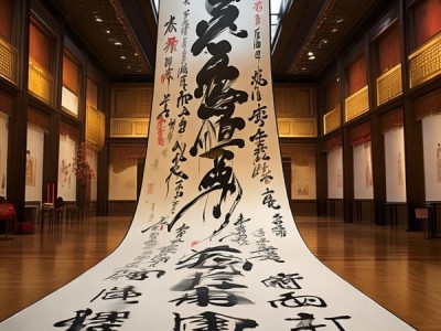 墨舞飞扬的国展丈二行书艺术盛宴