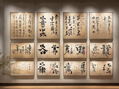 四列八行书法精品鉴赏，探寻传统艺术之美
