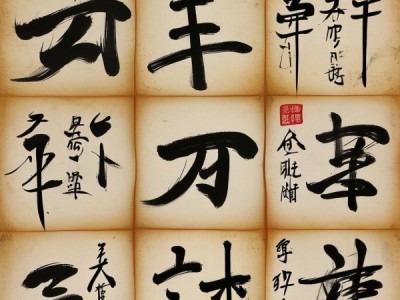 墨舞丹青，九宫格书法动态之美