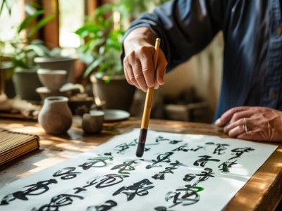 生态文明颂，硬笔书法中的低碳生活与绿色环保之美