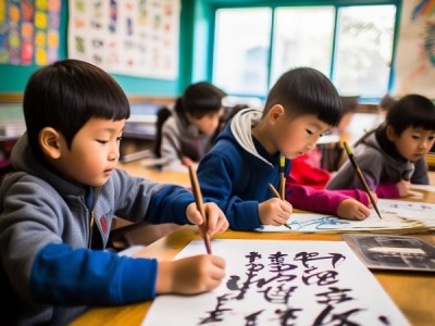 四年级书法之旅，校园生活墨香四溢