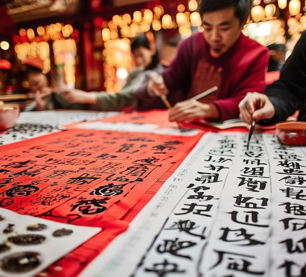 2021春联书法盛宴，行书艺术魅力展现,2021春联书法盛宴，行书艺术魅力展现,书法艺术,第1张