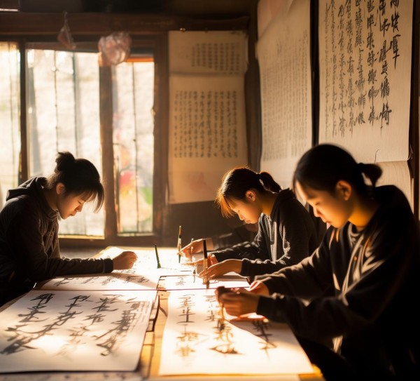 点亮学子文化之光，三人行书画艺术学校传承硬笔书法艺术,点亮学子文化之光，三人行书画艺术学校传承硬笔书法艺术,书法艺术,硬笔书法,第1张