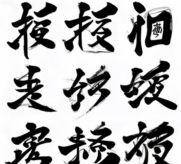 九宫格书法动态画卷，领略传统艺术的律动魅力,九宫格书法动态画卷，领略传统艺术的律动魅力,书法艺术,第1张