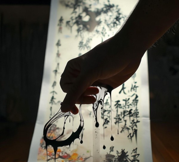 墨舞流转，绘就韵味人生画卷,墨舞流转，绘就韵味人生画卷,书法艺术,书法,艺术,第1张