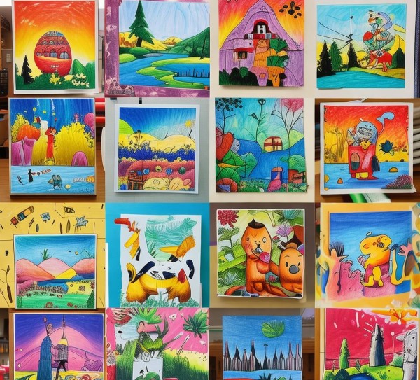 童趣盎然，一年级硬笔书画展风采,童趣盎然，一年级硬笔书画展风采,艺术,童趣,硬笔书画,第1张