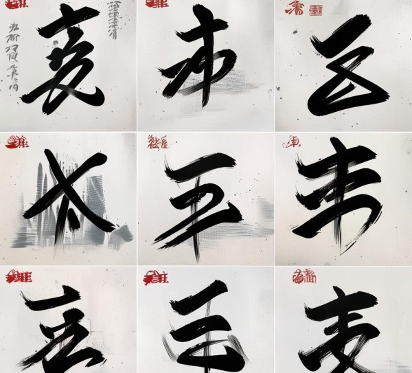九宫格书法动态画卷，感受书法艺术的韵律之美,九宫格书法动态画卷，感受书法艺术的韵律之美,书法艺术,书法,艺术,第1张
