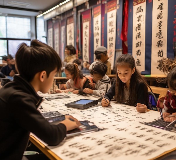 四大名著与书法艺术，初中教育中的传统文化与现代碰撞,四大名著与书法艺术，初中教育中的传统文化与现代碰撞,书法艺术,书法,艺术,第1张