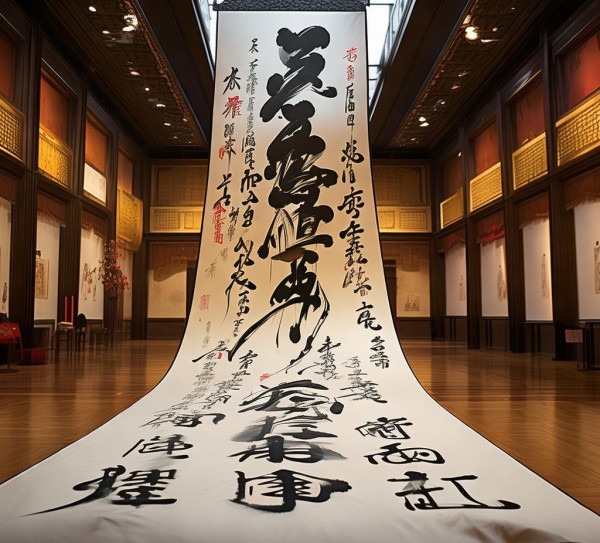 墨舞飞扬的国展丈二行书艺术盛宴,墨舞飞扬的国展丈二行书艺术盛宴,书法艺术,书法,艺术,第1张