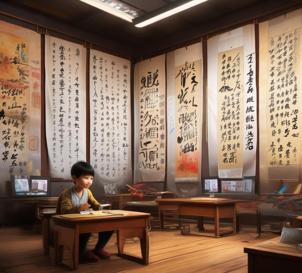 揭秘书法艺术，四年级书法理论知识试题解析之旅,揭秘书法艺术，四年级书法理论知识试题解析之旅,书法艺术,书法,艺术,第1张
