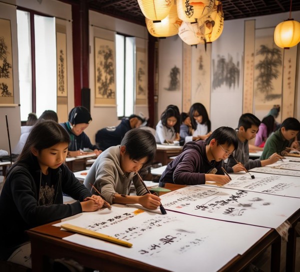 一日书法集训，体验文化传承之旅,一日书法集训，体验文化传承之旅,书法艺术,书法,艺术,第1张