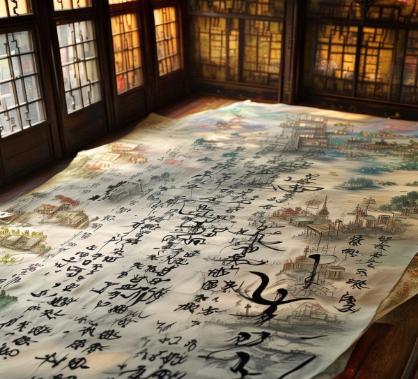 墨舞未来，书法作品中的美好生活愿景,墨舞未来，书法作品中的美好生活愿景,书法艺术,书法,艺术,第1张